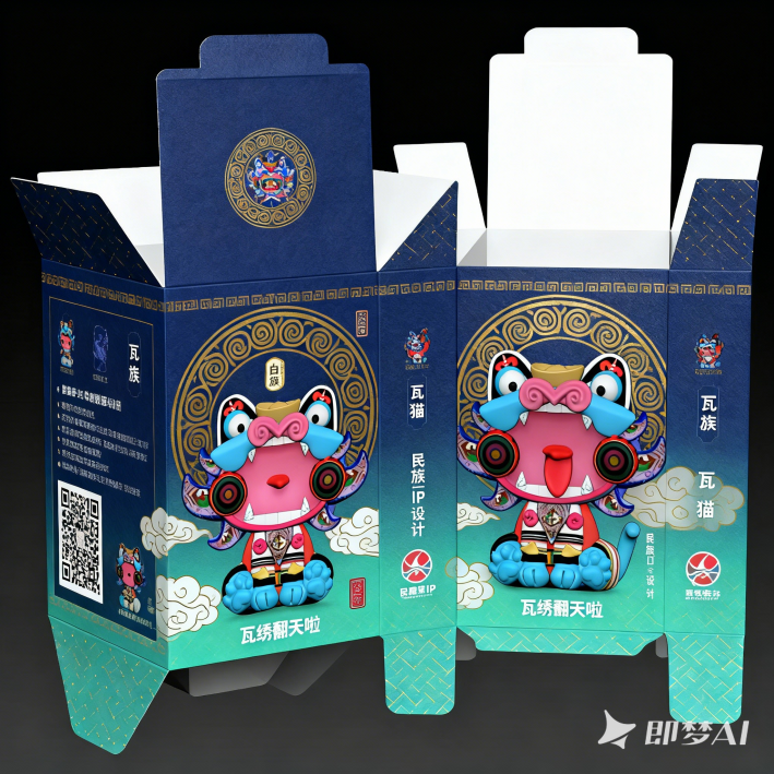 瓦绣翻天啦包装设计