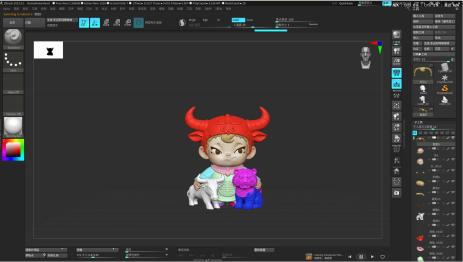 滇藏有灵ZBrush模型修改