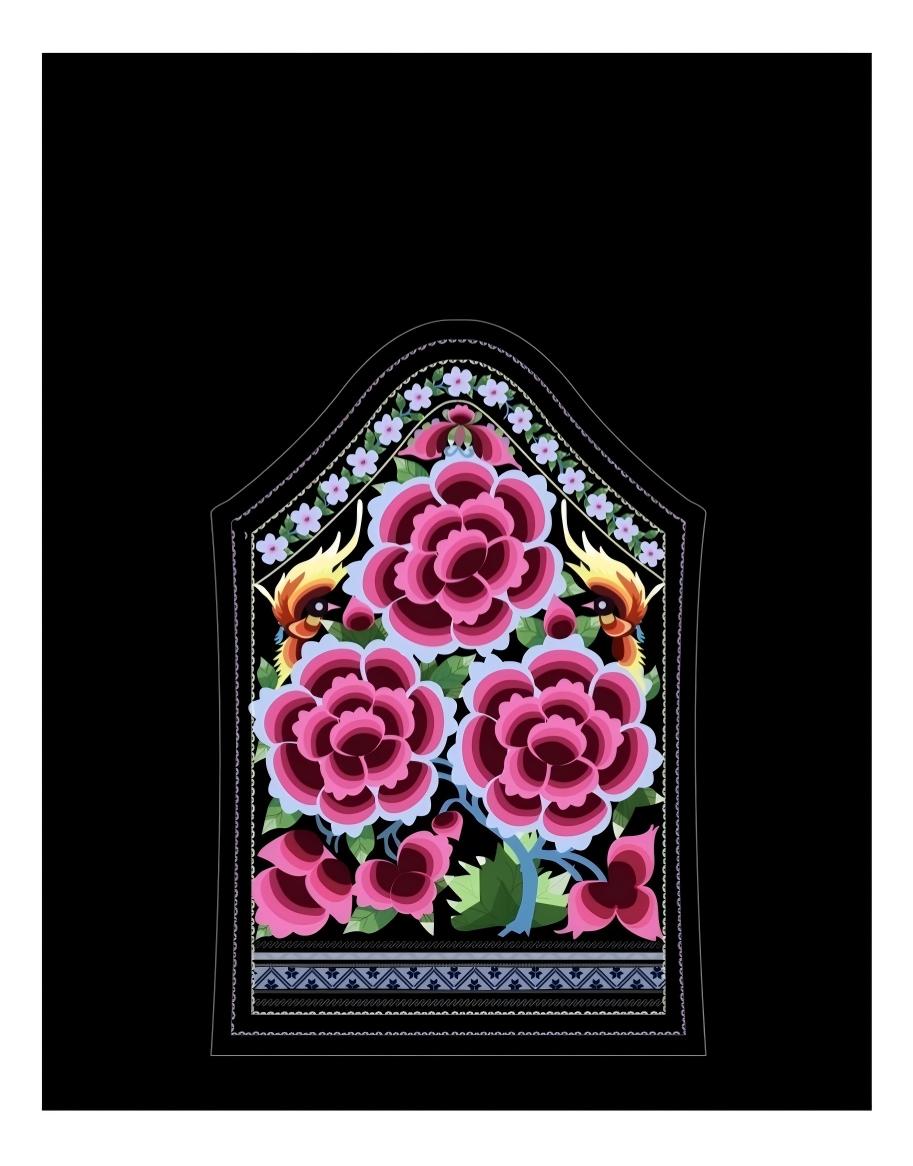 白族莲花纹来源图